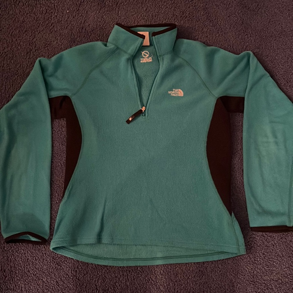 North Face Teal Fleece
